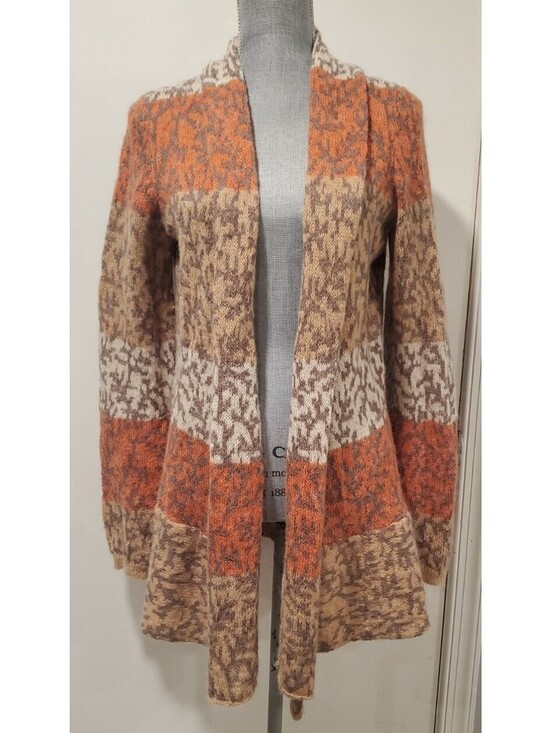 Lucy & Laurel Sweaters - Lucy & Laurel Sweater Size Medium M Open Front Cardigan Alpaca Wool Blend